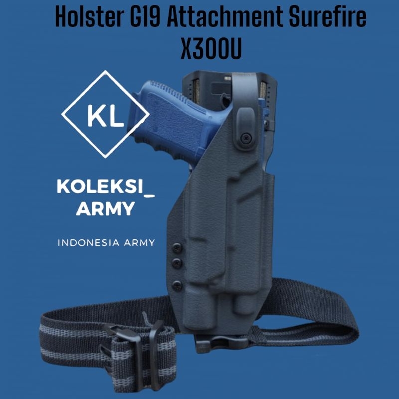 USA Kydex Holster Sigsauer P320 Paha Attachment Surefire X300U Level 2