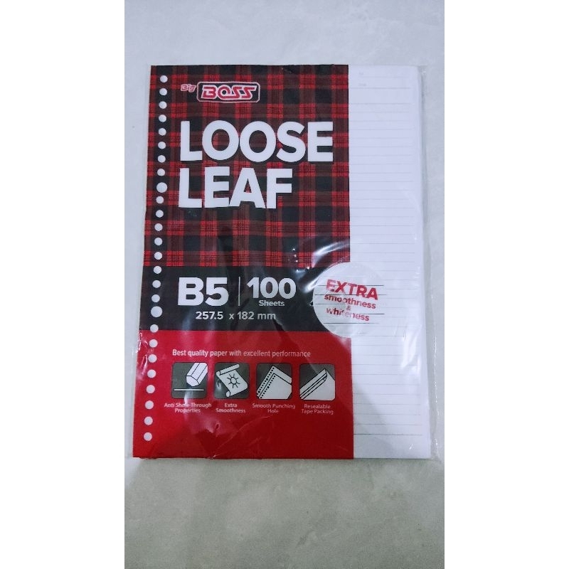 

Loose Leaf B5 isi 100 lembar GARIS