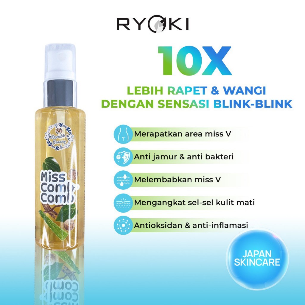 Perapat Kewanitaan Miss V Parfum Pengharum Miss V BPOM MIss Comb Comb