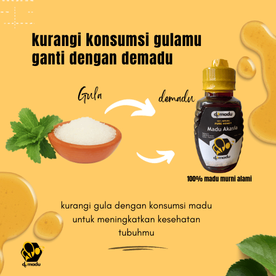

Madu nektar hutan akasia riau murni Pure Raw Honey 150 gram demadu