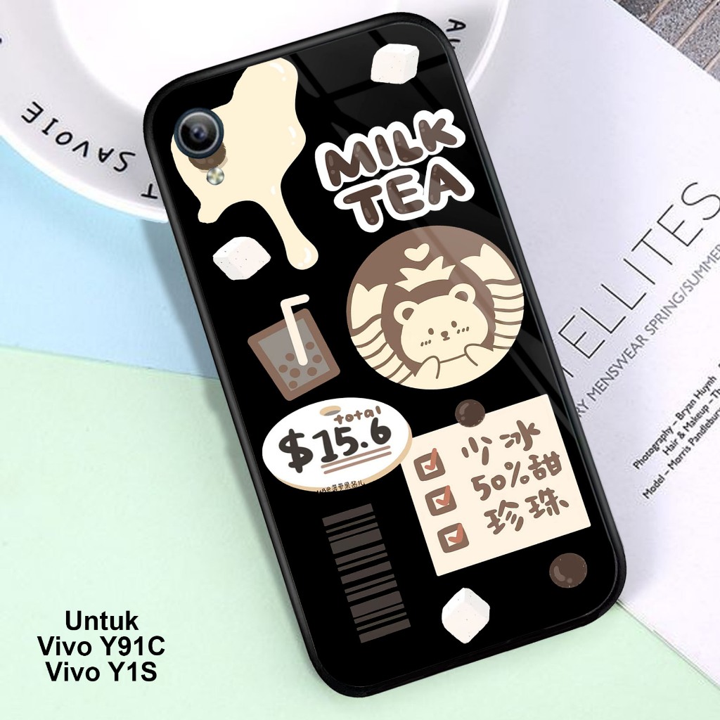 Case Vivo Y91C / Y1S - Casing Vivo 1820 / 1929 - ( STARBUCKS ) - Case Hp - Casing Hp - Softcase Hp -