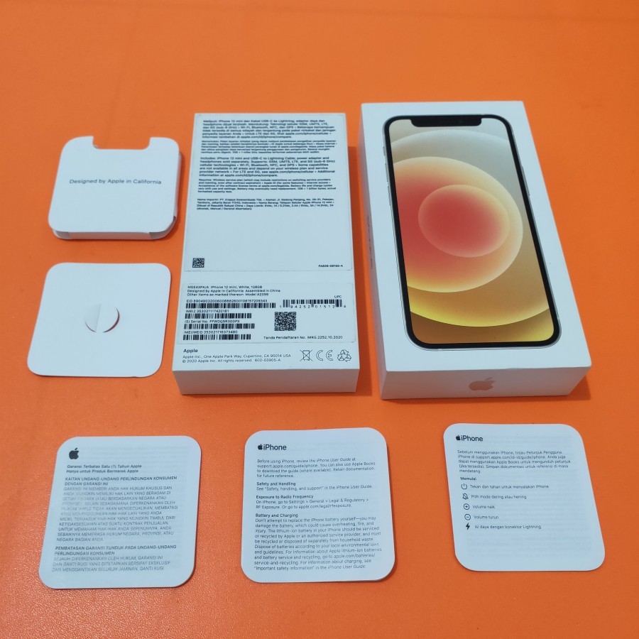 Dus Box iPhone 12 Mini 128GB White iBox Original Copotan 100%