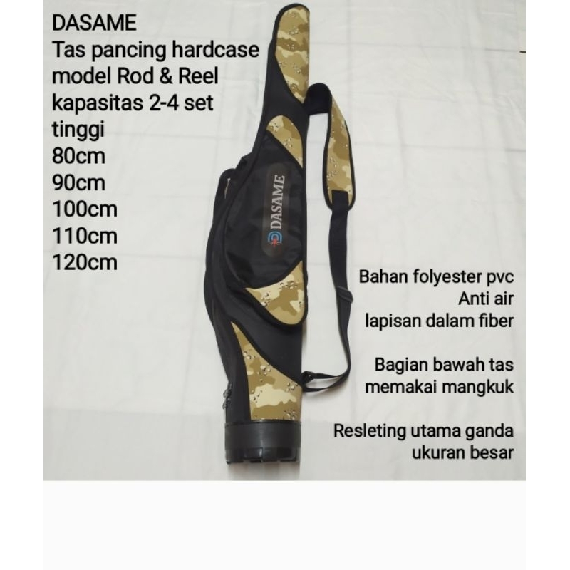 DASAME Tas Pancing Hardcase Untuk Joran Dan Reel Ukuran Lengkap