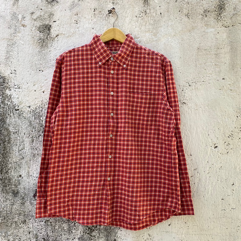 Flanel Kansai Jeans - Size L - Baju Kemeja Flannel