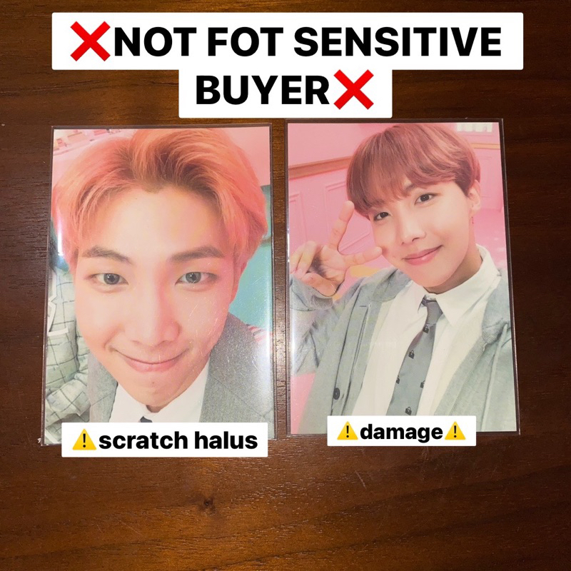 OFFICIAL MPC PHOTOCARD BTS BINDER HEA KOREA HAPPY EVER AFTER J-HOPE RM NAMJOON HOSEOK