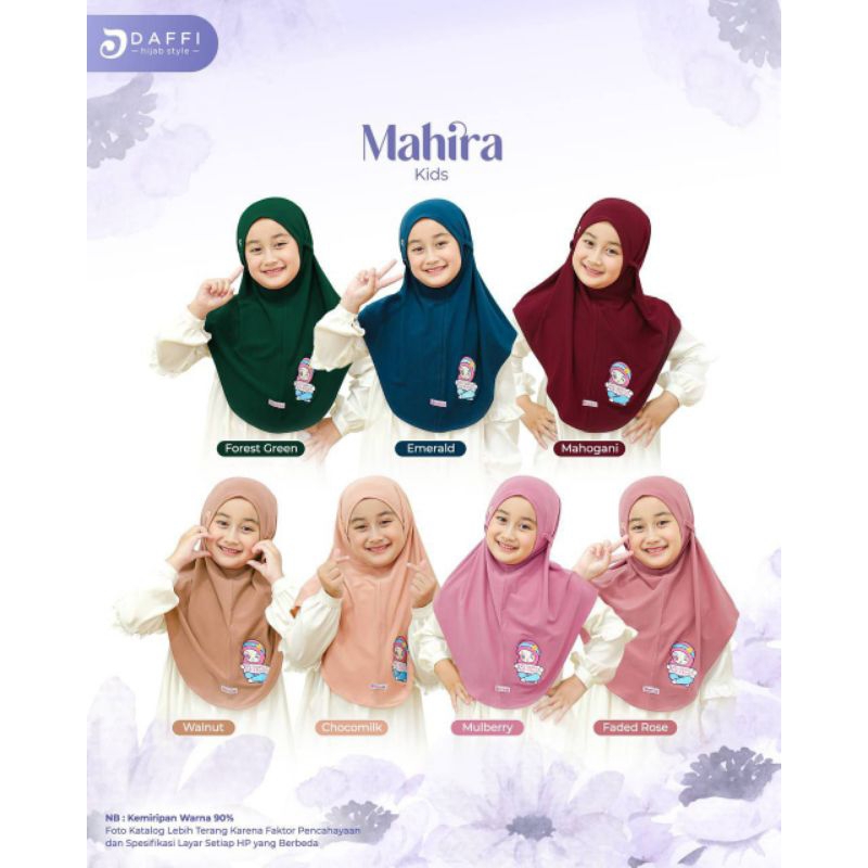 DAFFI - Mahira kids - bergo Mahira - hijab anak - hijab daffi - hijab instan - daffi hijab