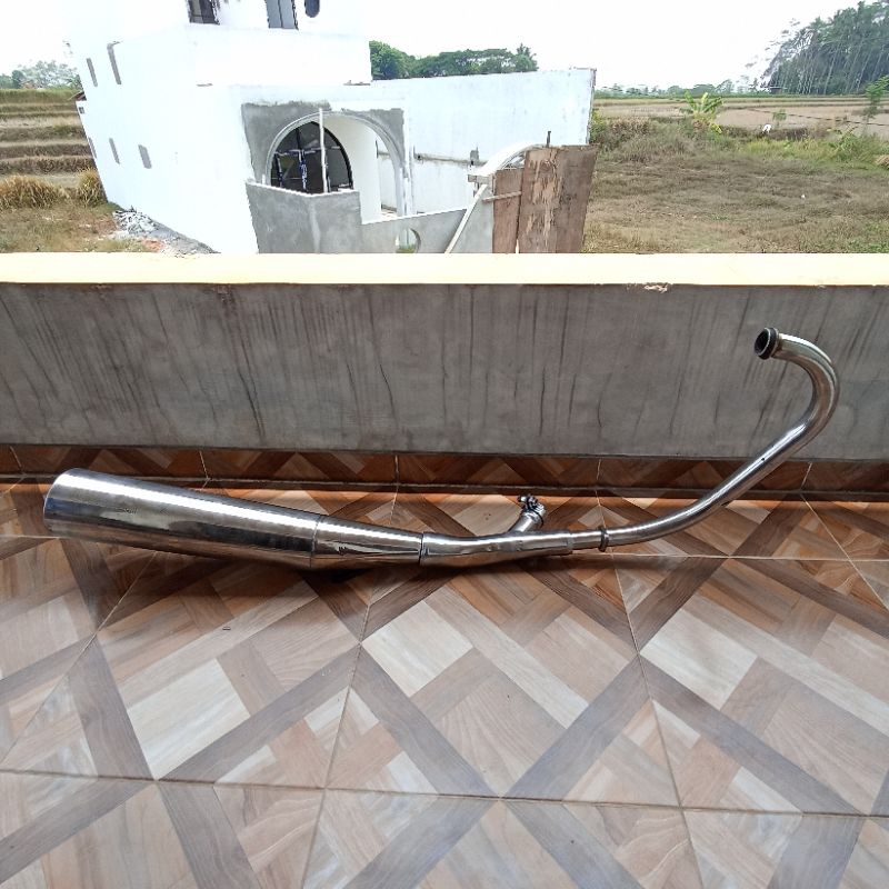 knalpot standart muffler exhaust Suzuki Gsx 250 gsx thunder 250cc Original