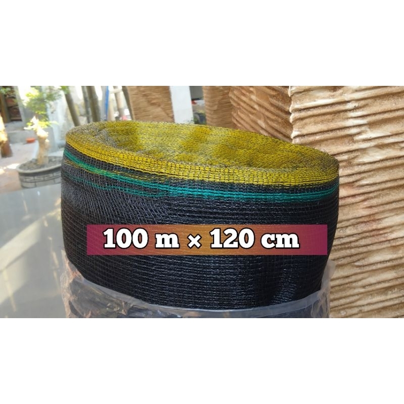 waring hitam 1 Roll panjang2550100 Meter lebar 120 cm
