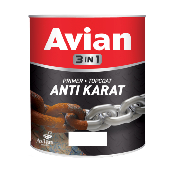 Cat Anti Karat Avian 3 in 1, cat dasar (meni), anti karat dan cat besi avian