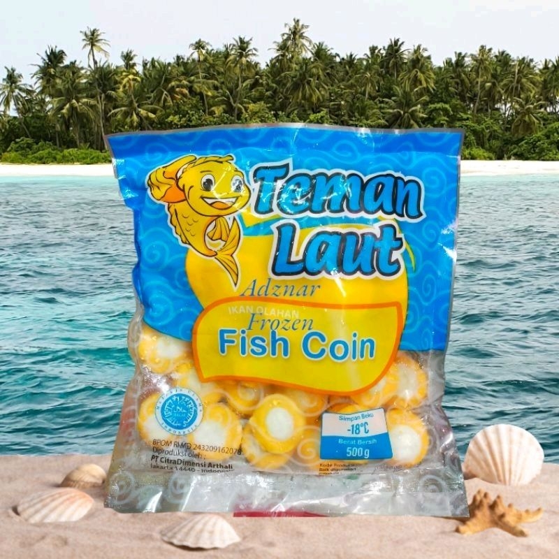 

Teman Laut Fish Coin 500g/ teman laut / bakso murah