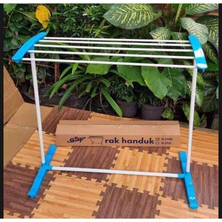 RAK HANDUK GSF G-2705 / RAK HANDUK GSF 2705 / JEMURAN HANDUK SERBAGUNA GSF 2705 / JEMURAN PAKAIAN HANDUK PORTABLE / RAK HANDUK PAKAIAN PORTABLE MULTIFUNGSI / JEMURAN BAJU PORTABLE / RAK BAJU PORTABLE / RAK HANDUK SEEBAGUNA GSF G-2705