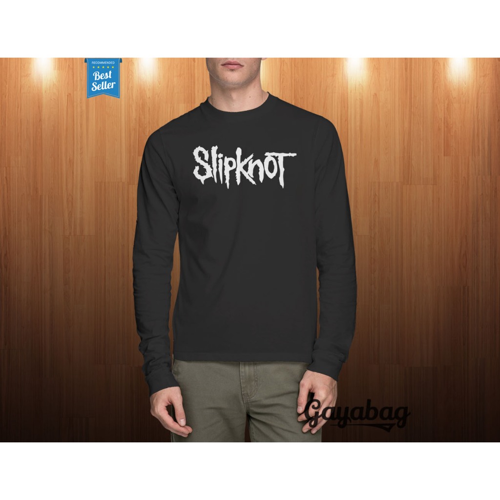 Tshirt kaos baju lengan panjang band slipknot best seller ready