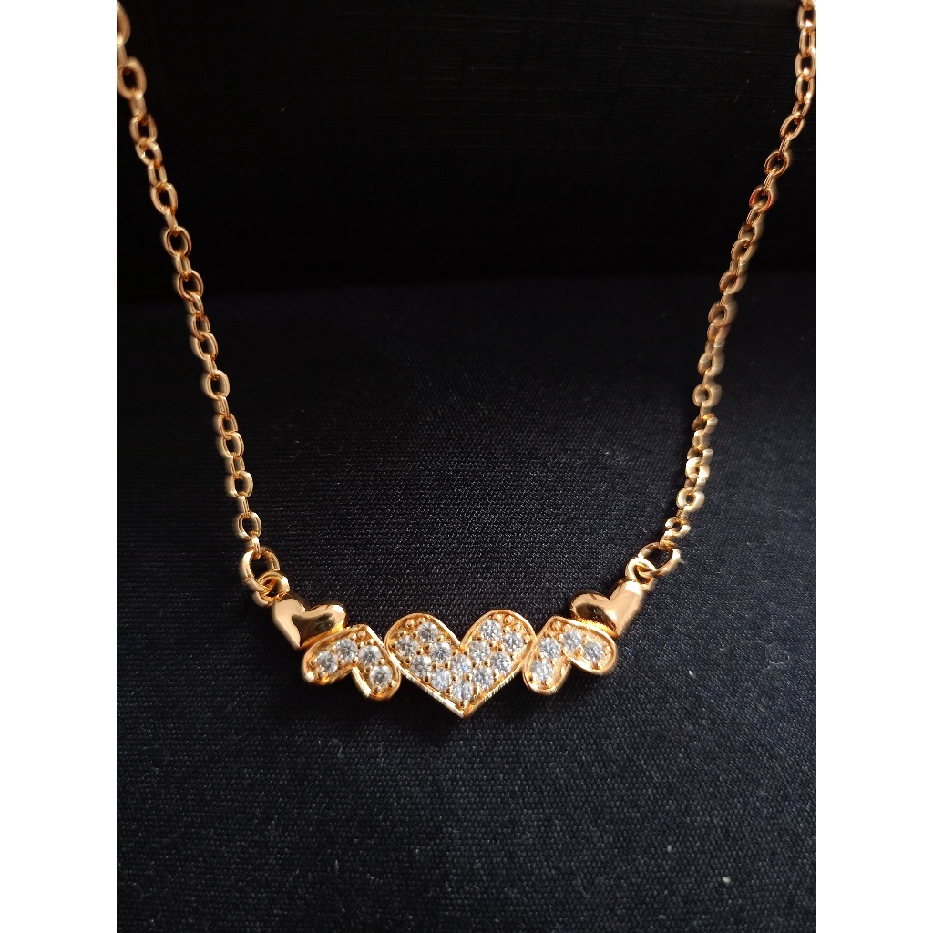 Kalung Wanita Titanium Asli Emas Imitasi Kekinian