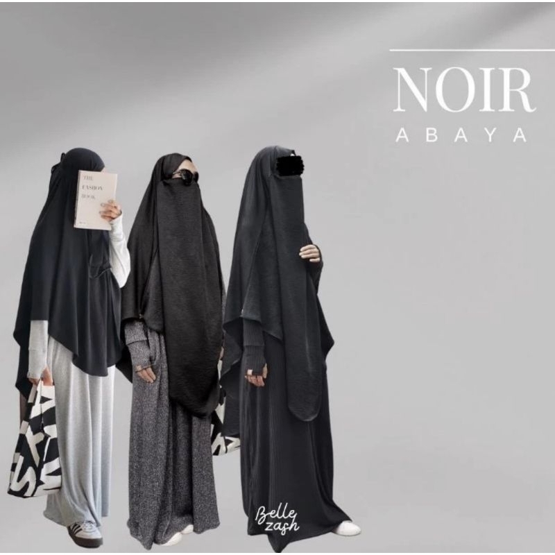 NOIR ABAYA BELLEZASH PRELOVED BLACK MISTY B