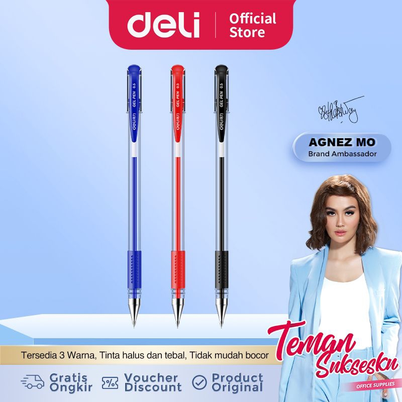 

DELI EC BALLPOINT GEL 6601 (BLACK)