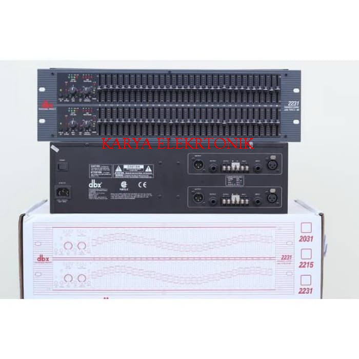 EQUALIZER/EQUALISER DBX 2231/ DBX2231 GRADE A