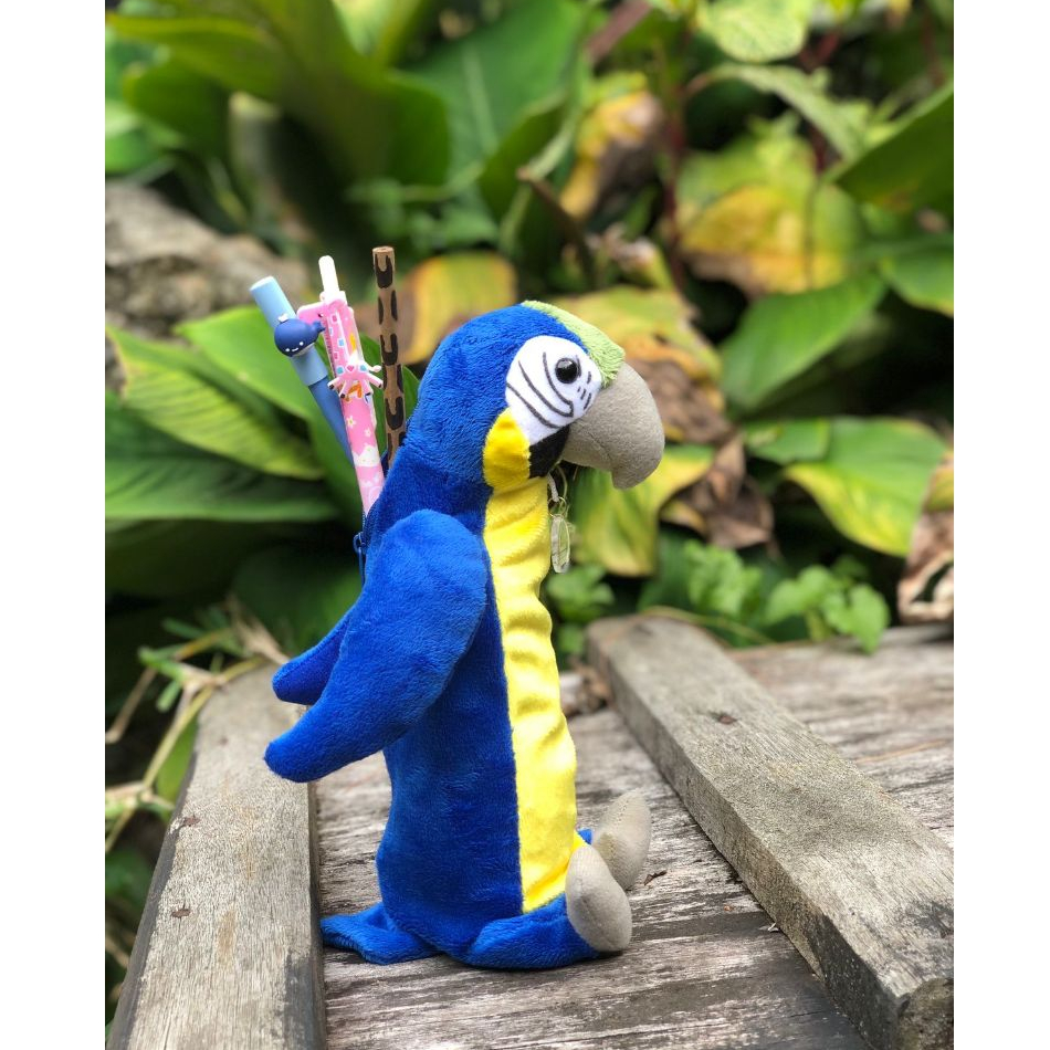 

Tempat Pensil Boneka Burung Macau | Macau Pensil Case Taman Safari