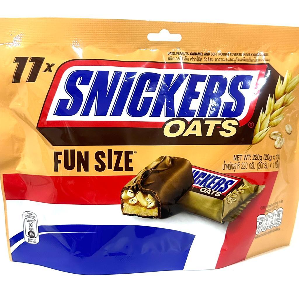 

Snickers Oats Peanut Chocolate Fun Size 11pcs x 20g