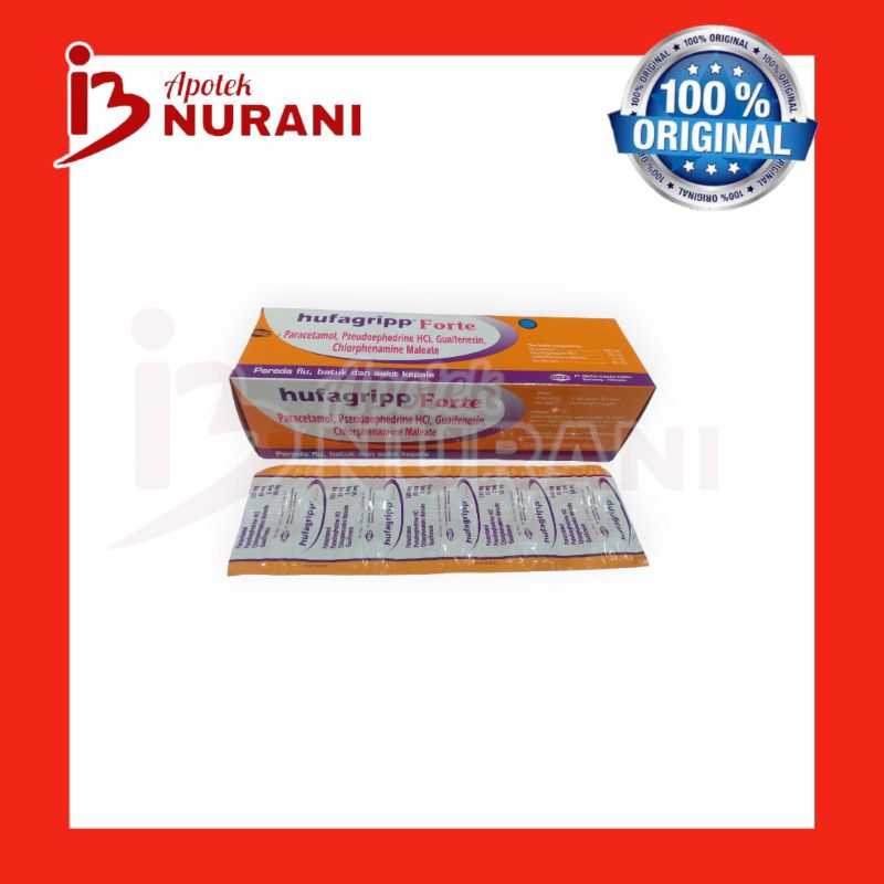 HUFAGRIP FORTE TABLEK OBAT DEMAM , FLU DAN BATUK
