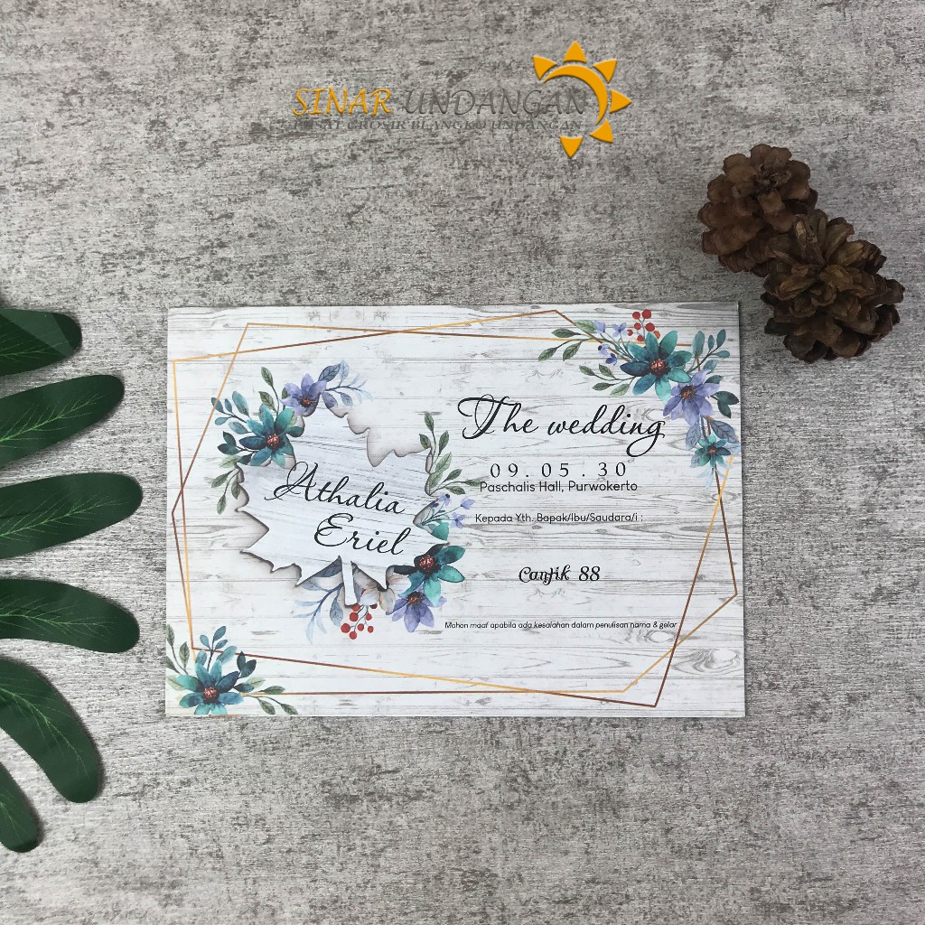 Blangko Undangan Pernikahan Cantik 88 Termurah