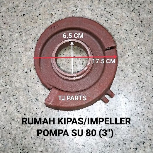 Rumah Impeller/Housing Impeller Pompa Air Alkon SU 80 (3")