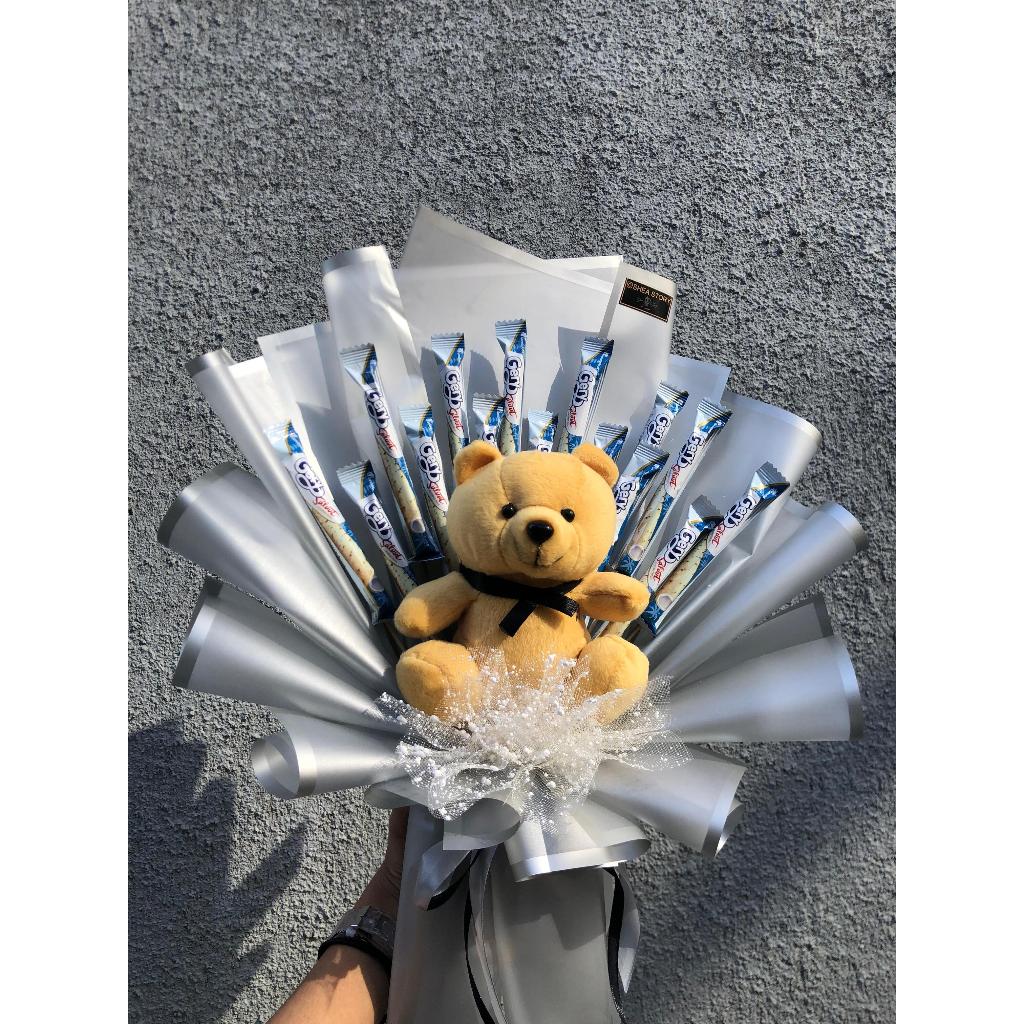 

GERRY BONEKA BOUQUET / KADO WISUDA BOUQUET / SNACK BOUQUET