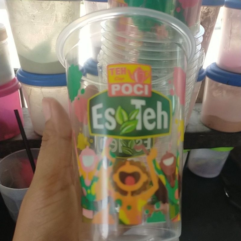 cup/gelas teh poci