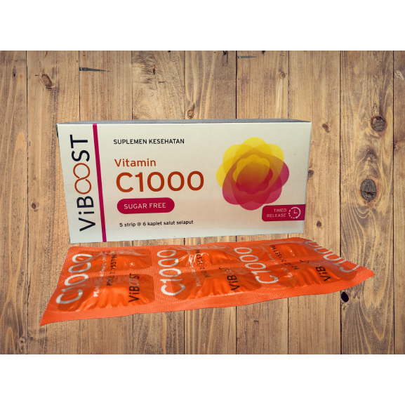 VIBOOST C 1000 SUGAR FREE TABLET PER BOX ISI 5 STRIP