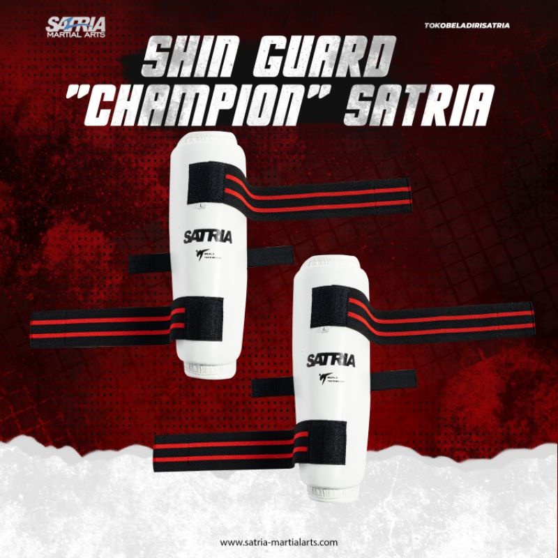 PELINDUNG KAKI / SHIN GUARD / DEKKER TAEKWONDO/SILAT SATRIA CHAMPION