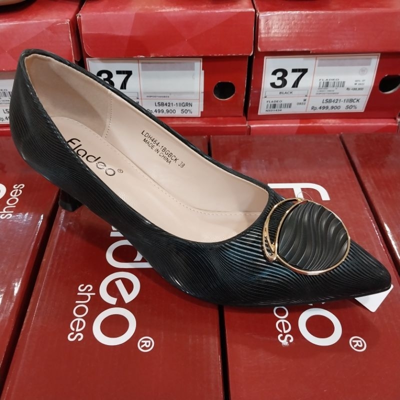 FLADEO sepatu wanita formal heels 5cm