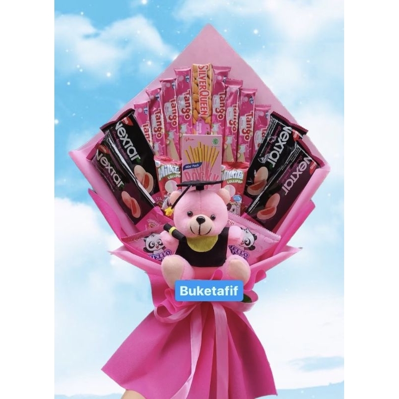 

BUKET SERBA PINK SILVERQUEEN BONEKA WISUDA CANTIK/HADIAH ULTAH/SIDANG/WISUDA/ANNIVERSARY/ACARA