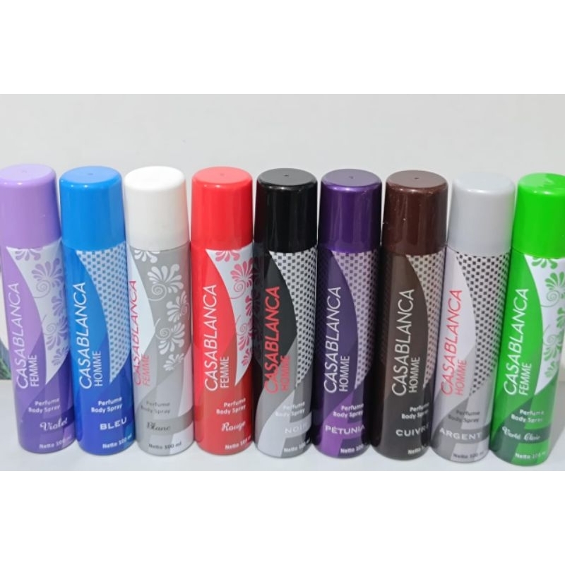 casablanca KALENG body spray 100ml/parfume casablanca 100ml
