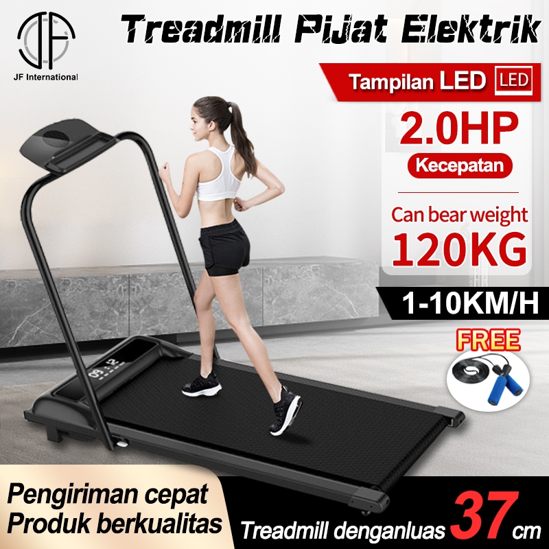 JF Rumah tangga  listrik  Treadmill Elektrik Flat treadmill  Murah Treadmill