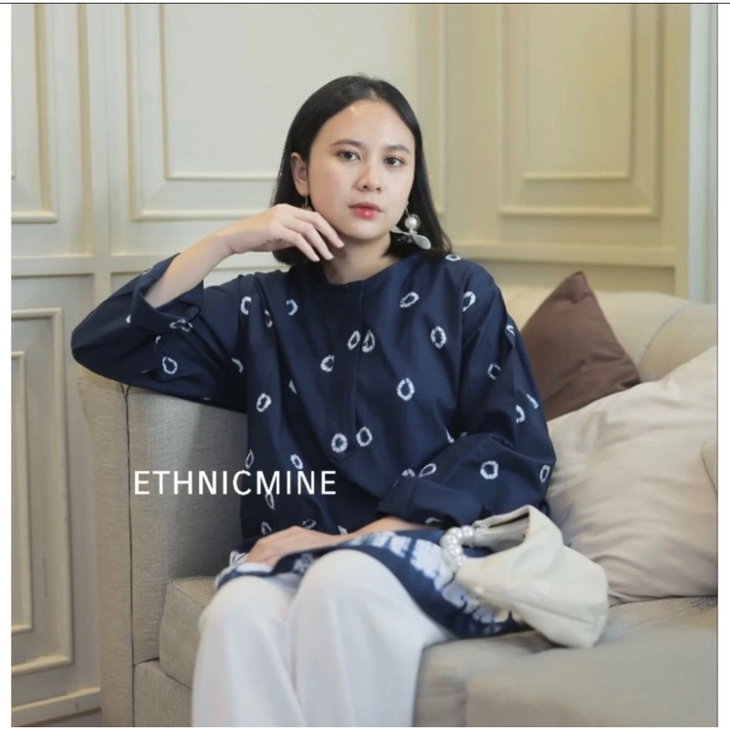 kemeja shibori ethnicmine sale