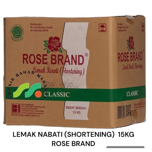 

Mentega Putih Rosebrand - Shortening 15kg