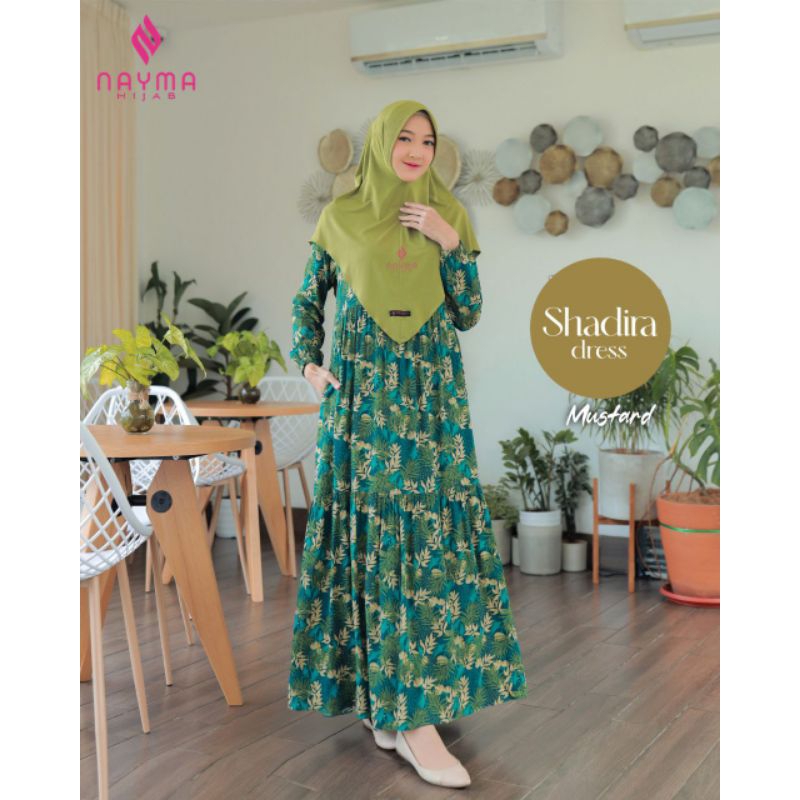 GAMIS SHADIRA BAHAN RAYON VISCOSE PREMIUM BY NAYMA HIJAB