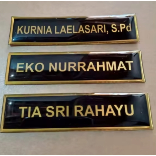

papan nama/nametag