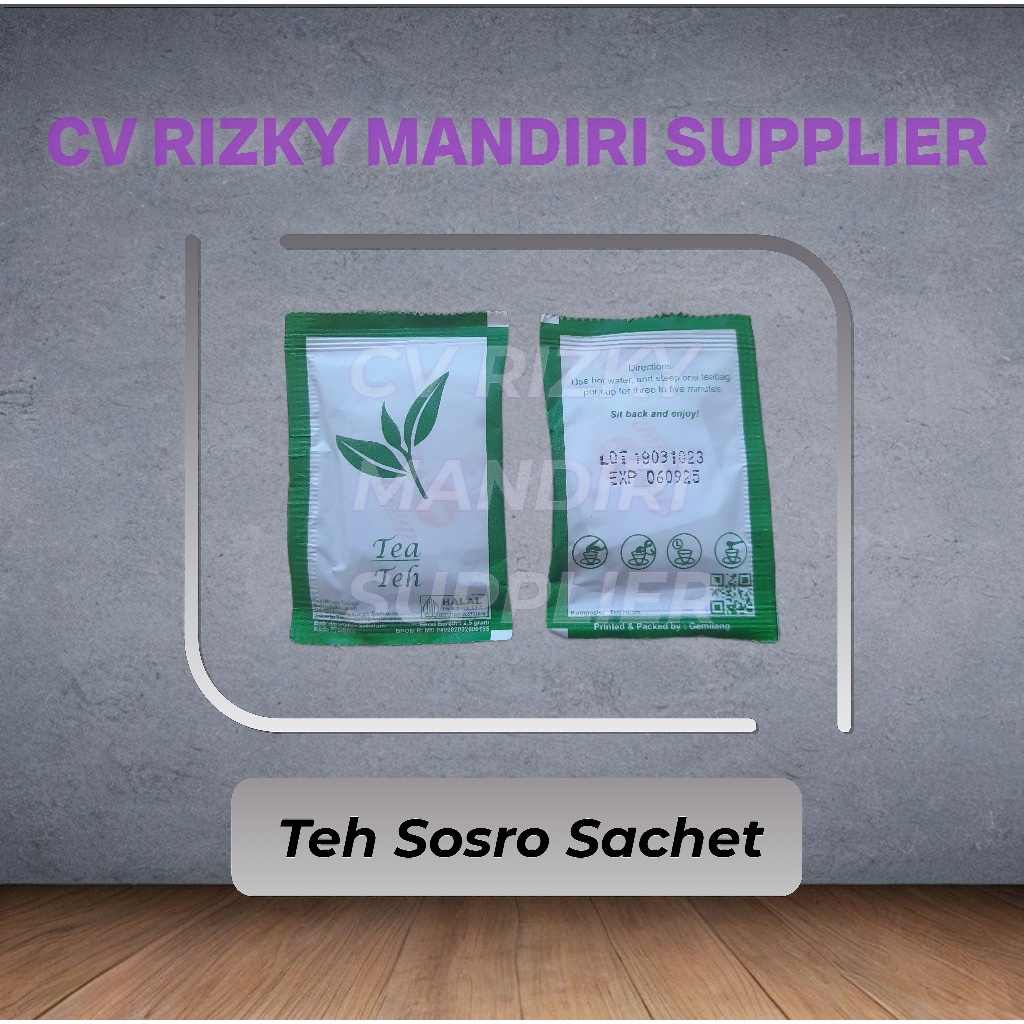 

teh sosro sachet isi 250pcs (tea sosro sachet bandung)