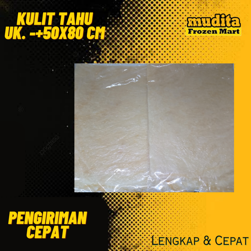 

Kulit Tahu Lembaran 50x80cm