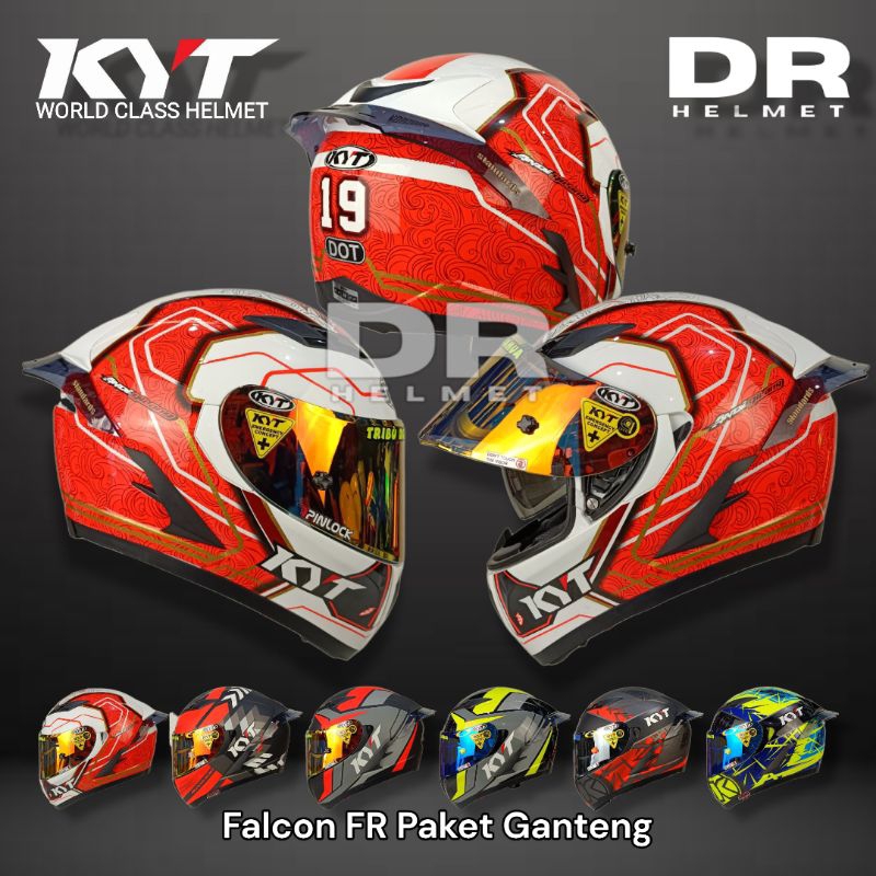 HELM KYT Vendetta Falcon FR Paket Ganteng Original