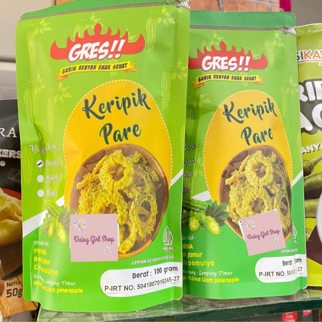 

keripik pare oleh oleh khas lampung