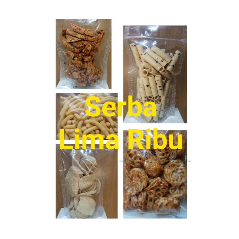 

Cemilan Serba Lima Ribu