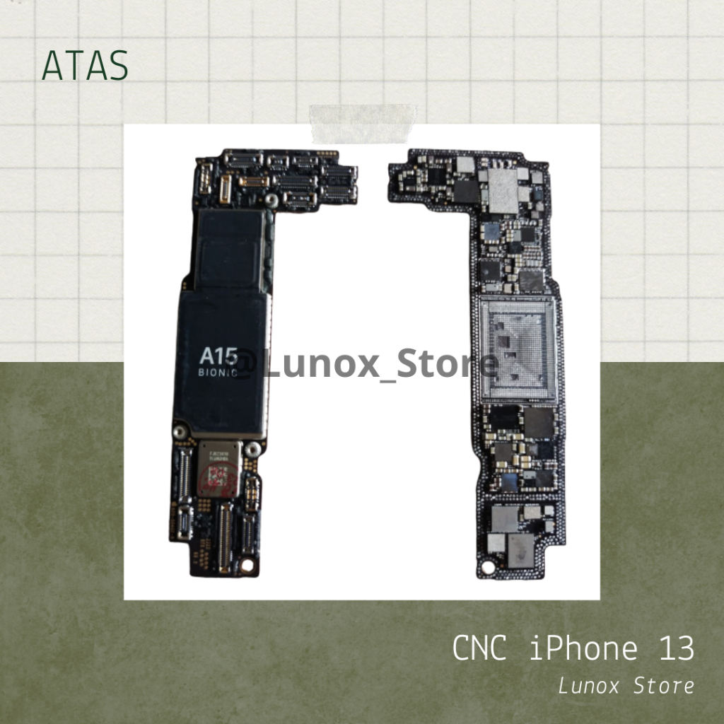 Mesin CNC iPhone 13 Board Atas Bawah