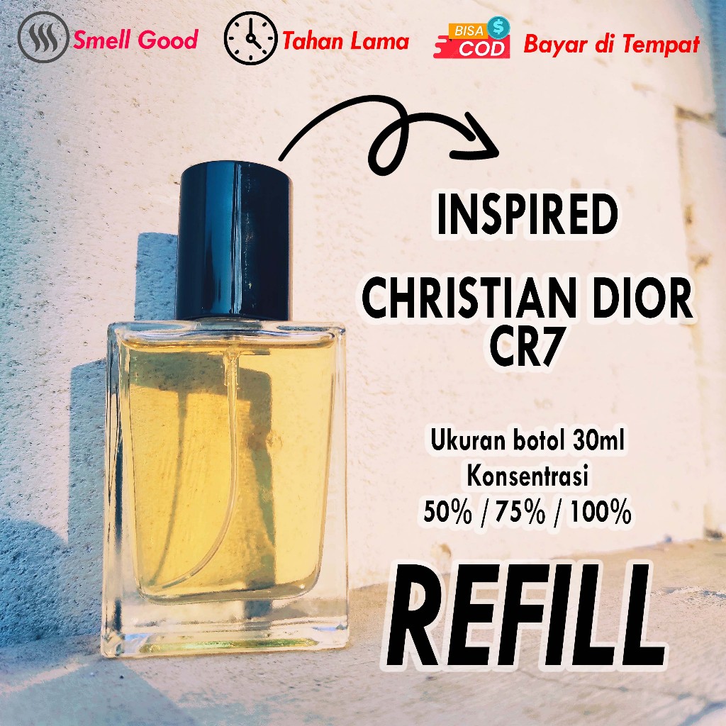 Parfum Parfume Perfume EDP Refil Refill Minyak Wangi Christiano Ronaldo CR7 Searah Original Pria Wan