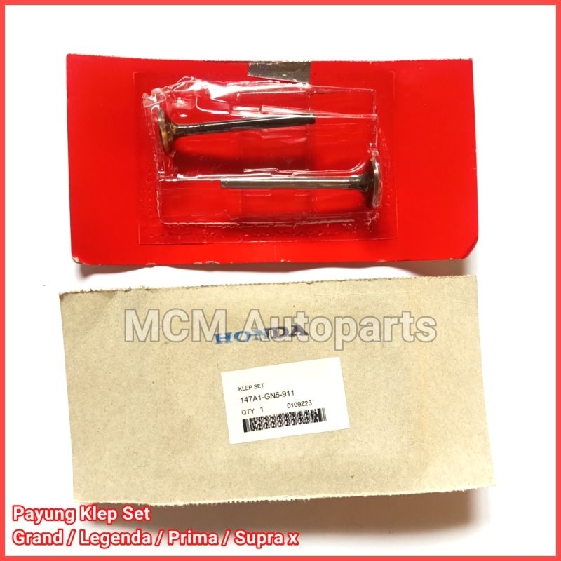 Payung Klep Set GN5 Grand / Legenda / Supra AHM ORI