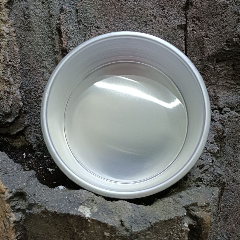 Loyang Bulat Press Tanpa Sambungan 10cm 12cm 14cm 16cm 18cm 20cm Tinggi 7cm