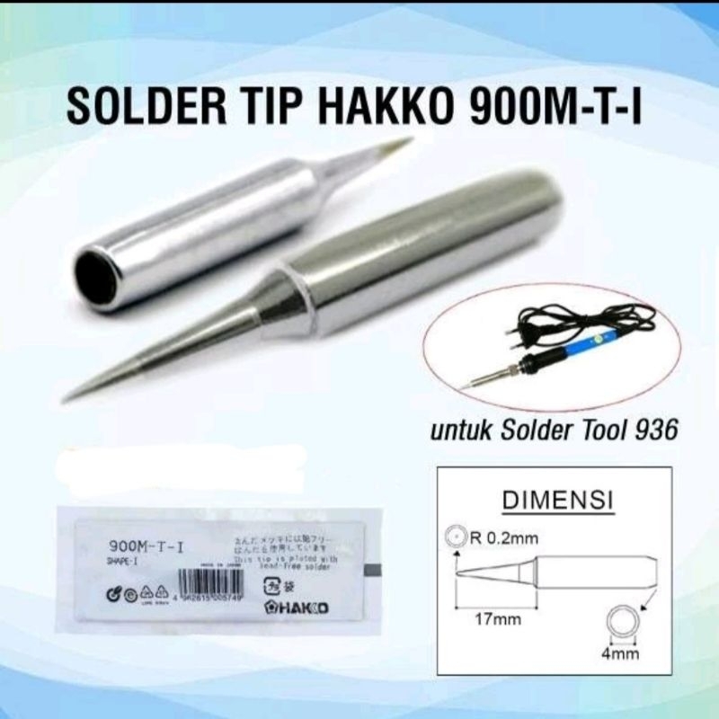 HAKKO Ujung Mata Solder Hp 60 Watt Adjustable