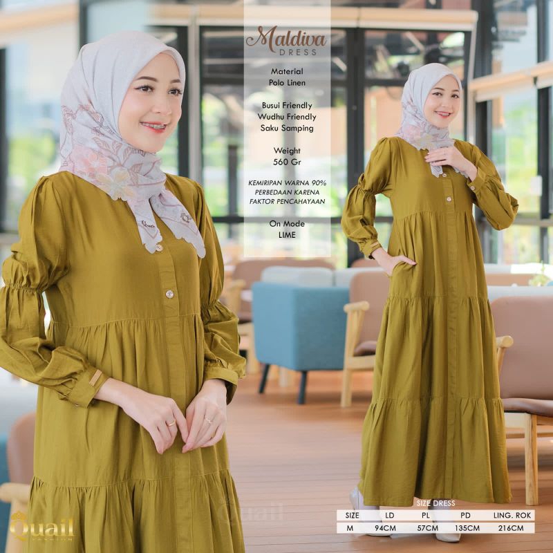 Maldiva Gamis QuaiL Hijab