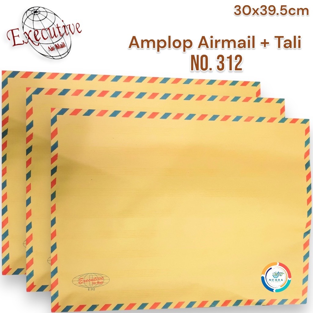 

Executive Amplop Map Coklat Tali (30x39.5cm) No 312 | @ 1Pack = 10 PCS