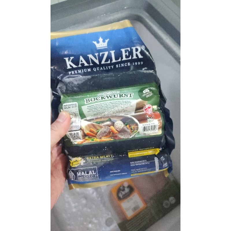 

Sosis kanzler bockwurst 360gr